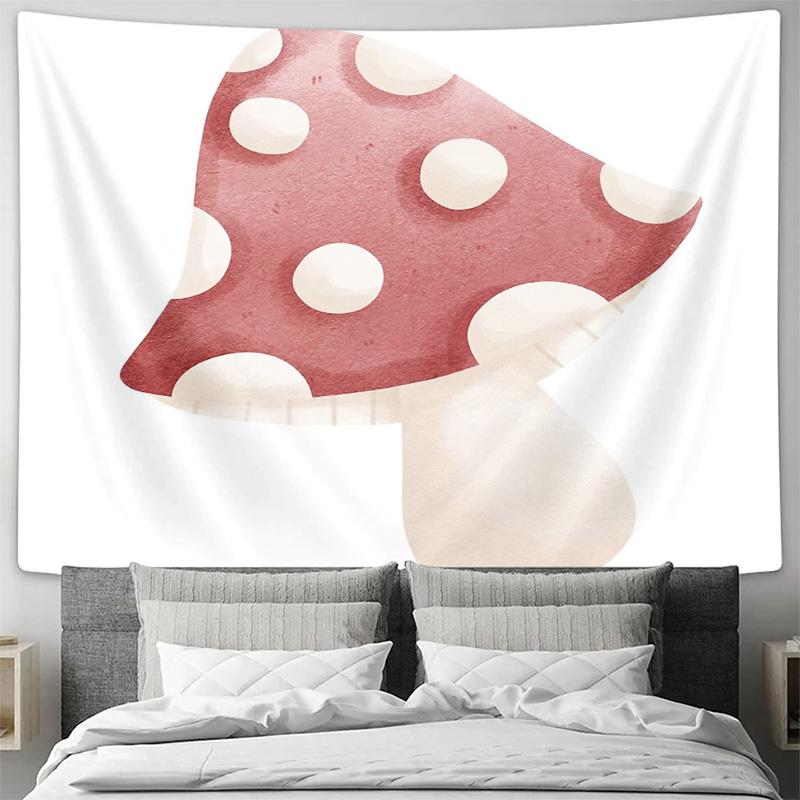 Bohemian Tapestry Forest Mushroom Wall Hanging Nature Home Decor Aesthetic Room Backdrop Dorm Decor Vintage Wall Art