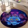1pc KPop Demon Hunters22 Design Printed Area Round Carpet for Bedroom Living Room Home Decor Rugs Mat Non Slip Mat Rug for Bedside