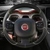 Mikrofiber Deri Araba direksiyon kılıfı Fiat Panda 2013 2015 2017 2022 Oto Aksesuarları
