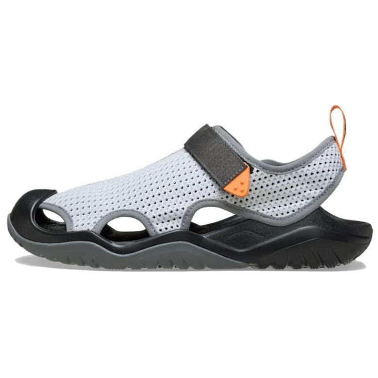 

Crocs Swiftwater Mesh Deck Mirage Sandals Phantom Grey Men 211095-1NM 42-43