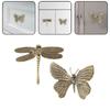 For Cabinet Upgrades Gold Cabinet Drawer Handles Butterfly Cabinet Handles Comfortable Grip Drawer Handles Elegant Appearance