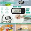 Mini LCD Digital Fridge Thermometer Anti-Humidity with Hook for Household Refrigerator Freezer Food Temp Monitoring Tool