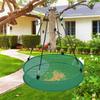 2Pcs Bird Seed Catcher for Hanging Bird Feeder Platform, Seed Shell Catcher Bird Seed Catcher Tray, Green Birdseed Hoop for Outdoor Garden Hanging
