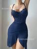 New Lace Sexy Casual Split Fork European and American Erotic Underwear Semi-transparent 2026 Hot Sale