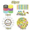 Cartoon Sponge-Bobs Party Favors Bracelet Keychain Stickers Goody Bags Fillers Carnival Prizes Kids Party Gift Birthday Supplies 5