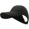 Summer New Ponytail Quick-Drying Sunscreen Hat Fisherman Hat Women Shade Cap UV Protection Soft Top Hat