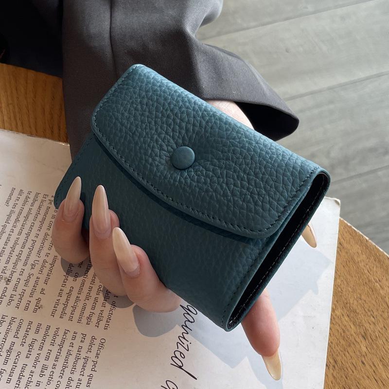 Genuine Leather Accordion Card Holder for Women - Compact, Anti-Demagnetization, Multi-Card Slots, Driver's License, Document Organizer