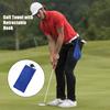 Golf Towel for Golf Carts or Clubs Hanging Cotton Towel with Carabiner Golf Club Ball Cleaning Towel Golfing Gear for Men Women