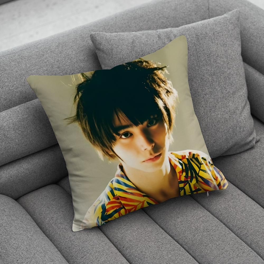 Actor NNijiro Murakami Pillow Case Soft Cushion Cases for Farmhouse Sofa Decor Home Decorations and Protector