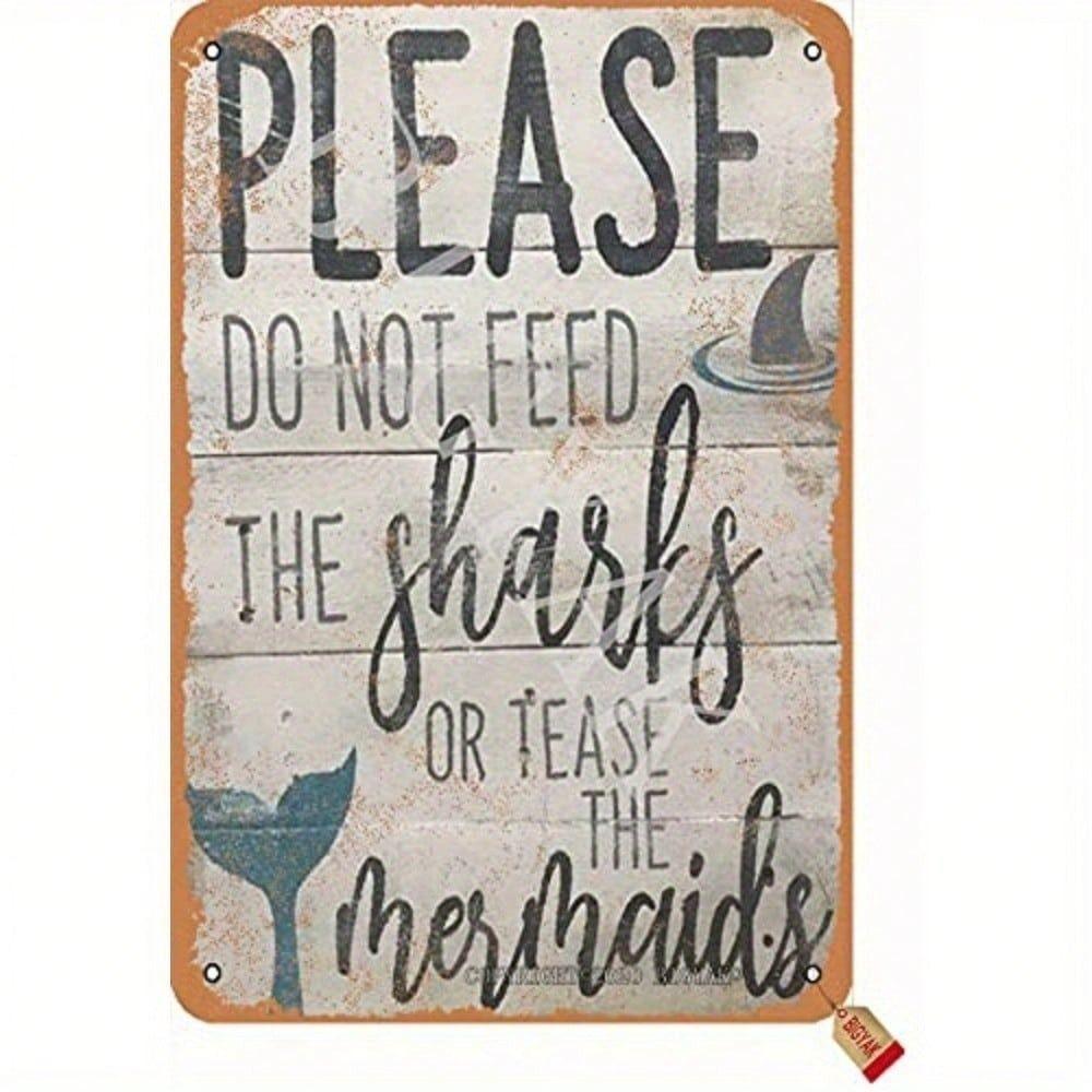 Metal Wall Art Decor Tin Sign 20x30cm