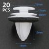 Car Clip Rivet Upholstery Gasket Genuine Outside Car Interior Door Trim Corrosion Resistant Abrasion Resistant 20 Pack