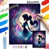 Jasmine Galaxy DIY Painting Kit Classic Style Home Decor Craft Gift Idea Art Wall Decor Relaxing Hobby Magic Princess Painting