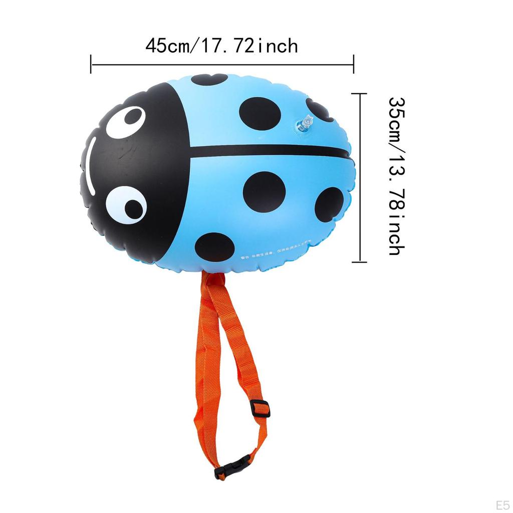 Swim Buoy for Open Water Swimming Belt Bubble Float with Adjustable Waist