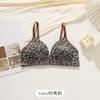 Reggiseno Wireless con Stampa Leopardo per Donna Comfort Quotidiano Lingerie
