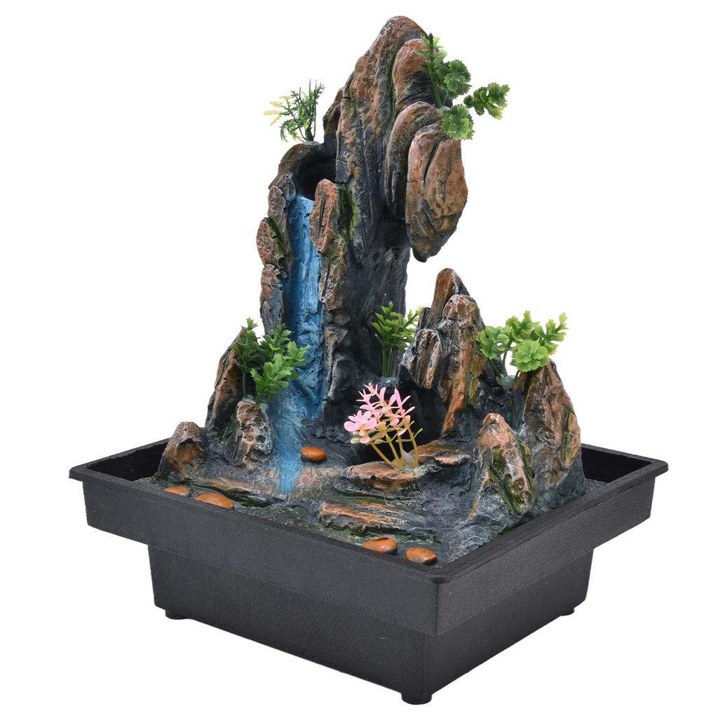 Stolní simulace skalní vodní fontány s automatickým čerpadlem pro domácí kancelářskou dekoraci stolu v USA