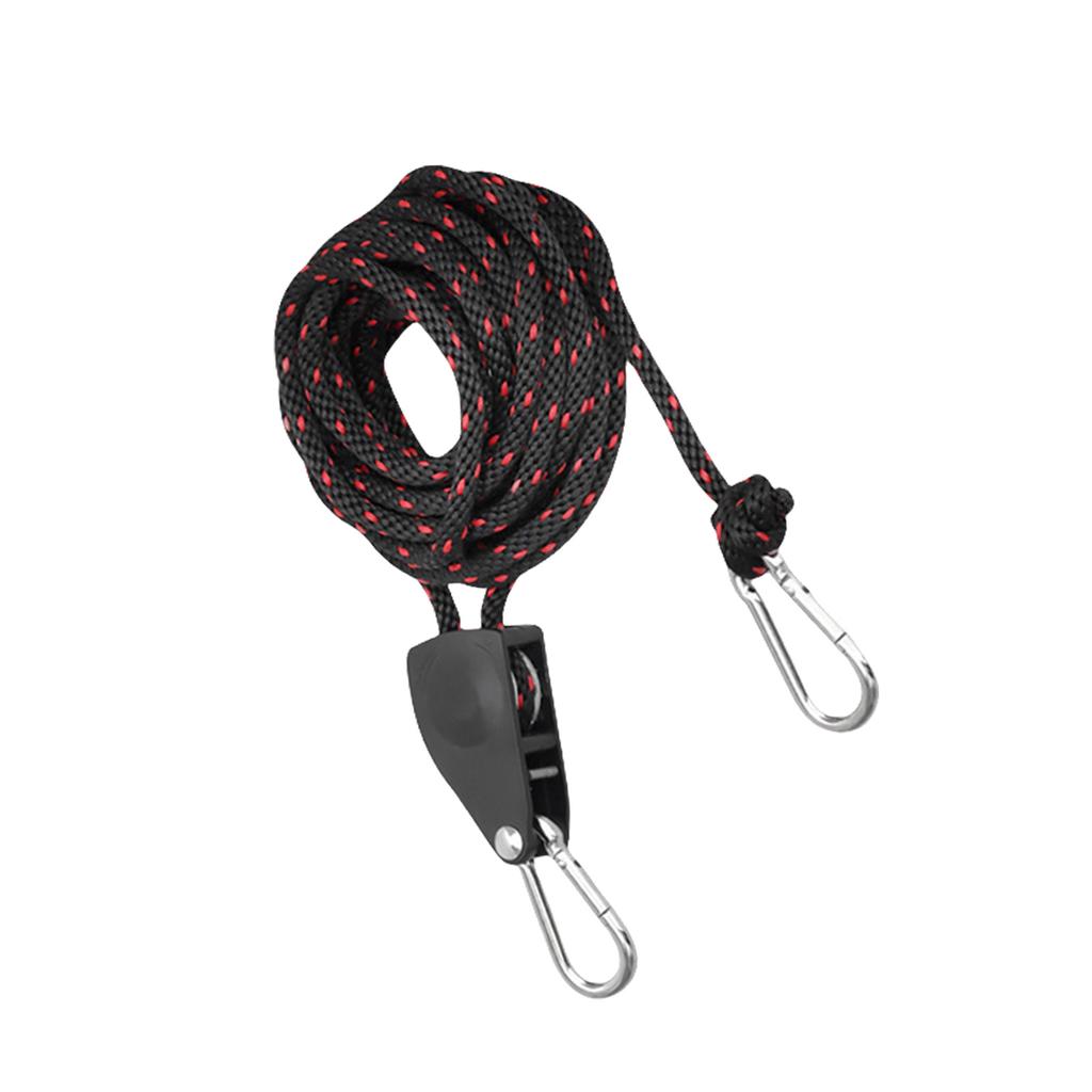 Tent Guy Rope with Pulley Quick Setup Outdoor Guy Lines Reflective Camping Rope with Adjuster for Camping Hiking