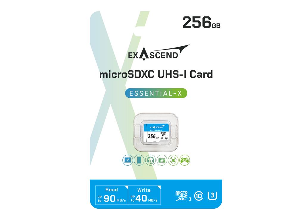 Karta Pamięci Exascend Essential-X Micro SD 256GB