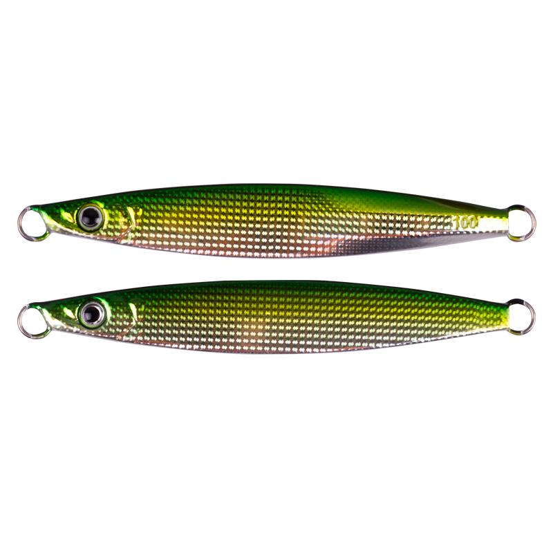 80g/100g/150g/200g/250g Luminous Vertical Trolling Boat Fishing Metal Jigs Lure Slow Jigging Lure Bait