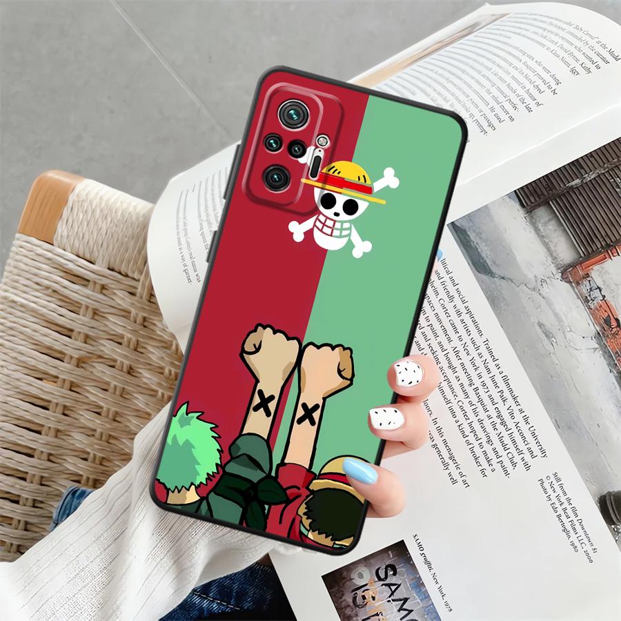 Funda Phone Cover Case for Xiaomi Redmi Note 11 13 12 Pro Plus 10 9 8 Pro 11S 12S 10S 9s Ones Pieces Luffys Zoros Cartoon