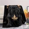 French Bulldog Sausage Dog Print Flannel Blanket,High Quality Comfortable for All Seasons,Home Decor,Warmth and Comfort,Perfect for Christmas Gifts