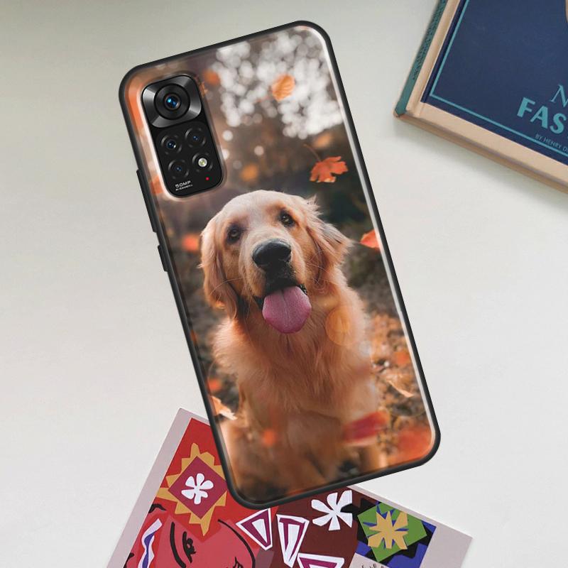 Golden Retriever Freund Hülle Für Xiaomi Redmi Note 14 13 12 11 9 10 15 Pro Plus Redmi 15 15C 14C 13C 12C 10C Abdeckung