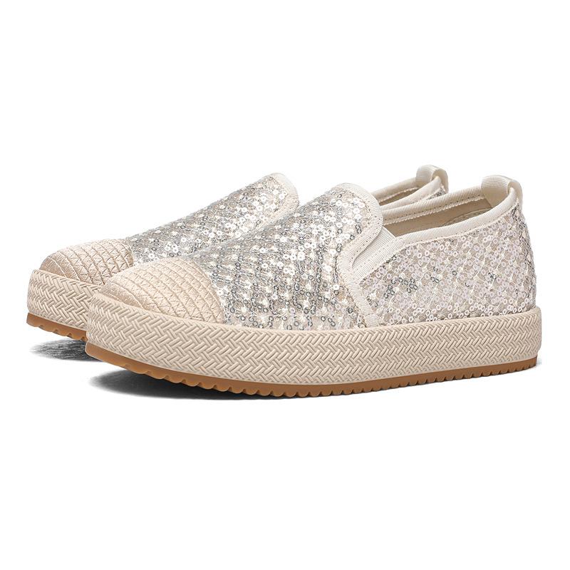 Not tired feet fisherman shoes women's fashion mesh new one-pedal lazy thick-soled small fragrant wind shallow mouth casual women's single shoes
