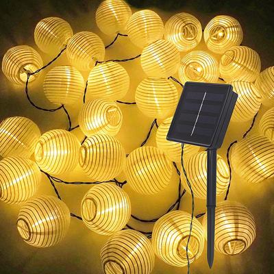 10-30 LEDs Solarleuchte Wasserdichte Solarlichterkette Garten Hof Straße Dekor Outdoor Girlande Solarlampe für Hochzeit Laterne