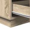 Nightstand Sonoma Oak 39 x 34.5 x 65 cm Particleboard