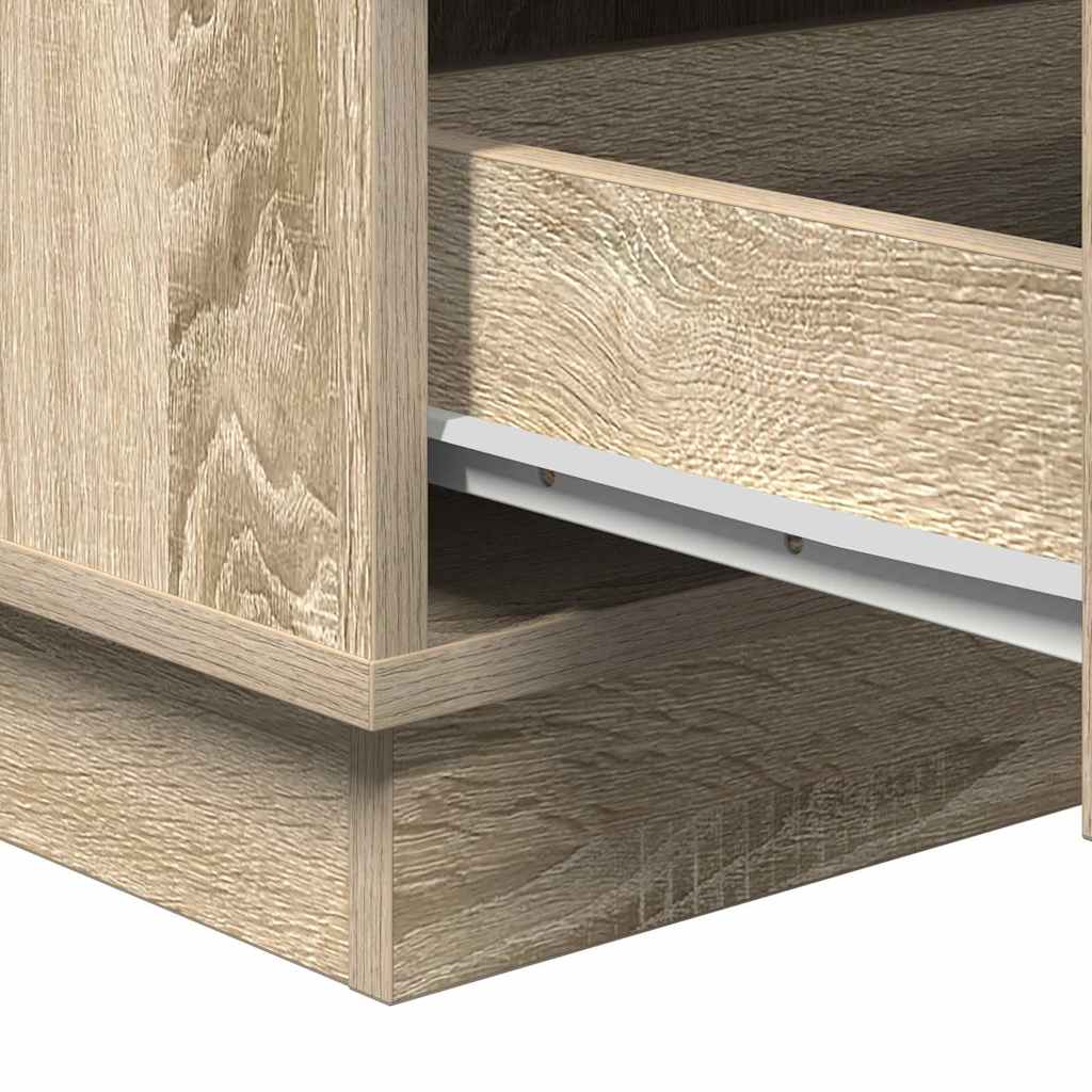 Nightstand Sonoma Oak 39 x 34.5 x 65 cm Particleboard