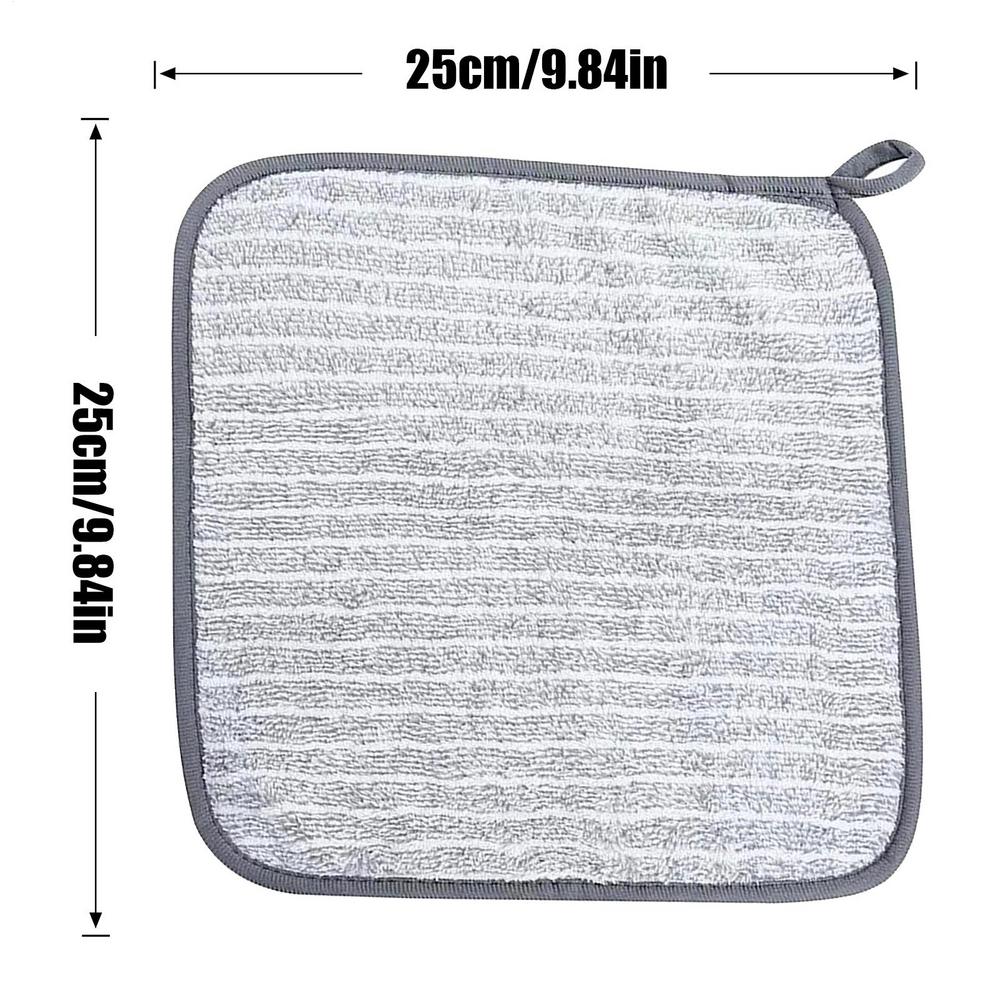 Кухонные тряпки 5 шт. Мощные кухонные полотенца для мытья посуды Мягкие, впитывающие, быстросохнущие кухонные полотенца