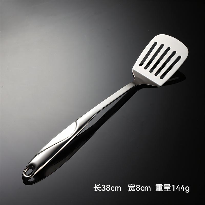 S Shape 304 Stainless Steel Cooking Tools Set Spatula Shovel Colander Utensils for Kitchen Ladles Spoon Public Restaurant