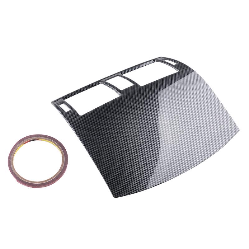 A51K-Carbon Fiber Car Central Console Air Outlet Vent Cover Trim for 2007 2008 2009 2010 2011 2012 2013