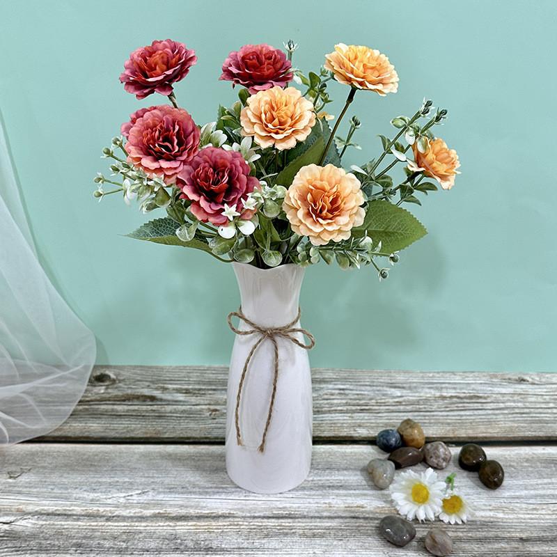 Flower Artificial Peony Wedding Hotel Restaurant Decoration Ornament Desktop