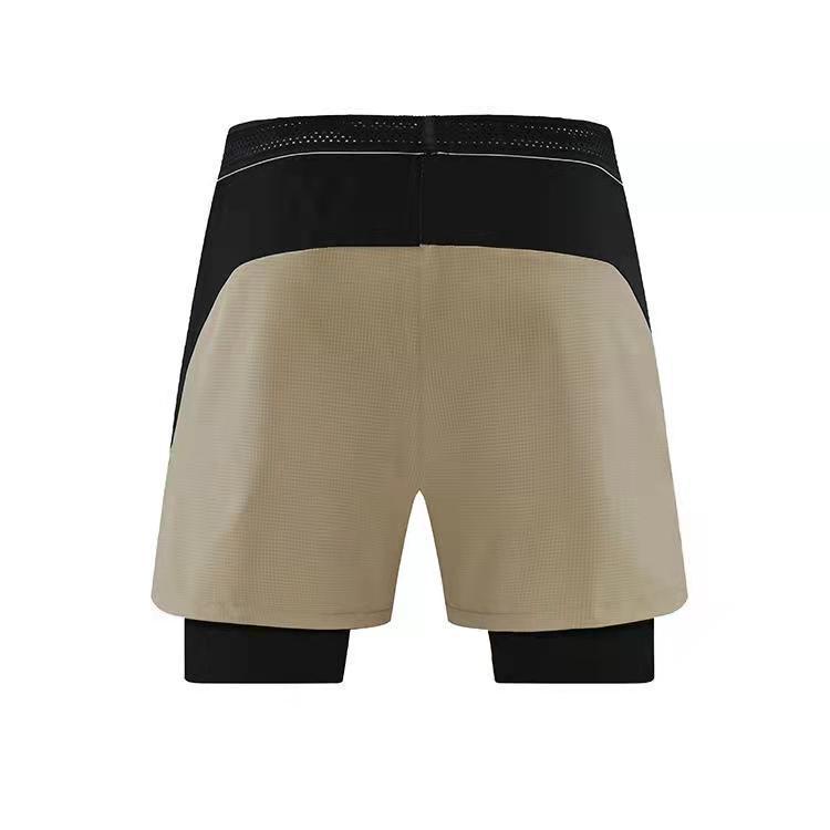 2023 Quick-Drying Men's Double-Layer Running Shorts – Anti-Exposure Fitness Jogging Pants