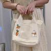 1Pieces Fashionable New Canvas Bag Summer Little Rabbit Carrot Handbag Cute Handbag Outdoor Mountaineering Bag Christmas Gifts
