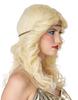 California Costume, Women's 70s Feathered and Fanned Blonde Wig