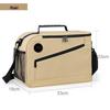 Lightweight Insulated Lunch Bag for Office and Outdoor Use, Stylish Solid Color Design