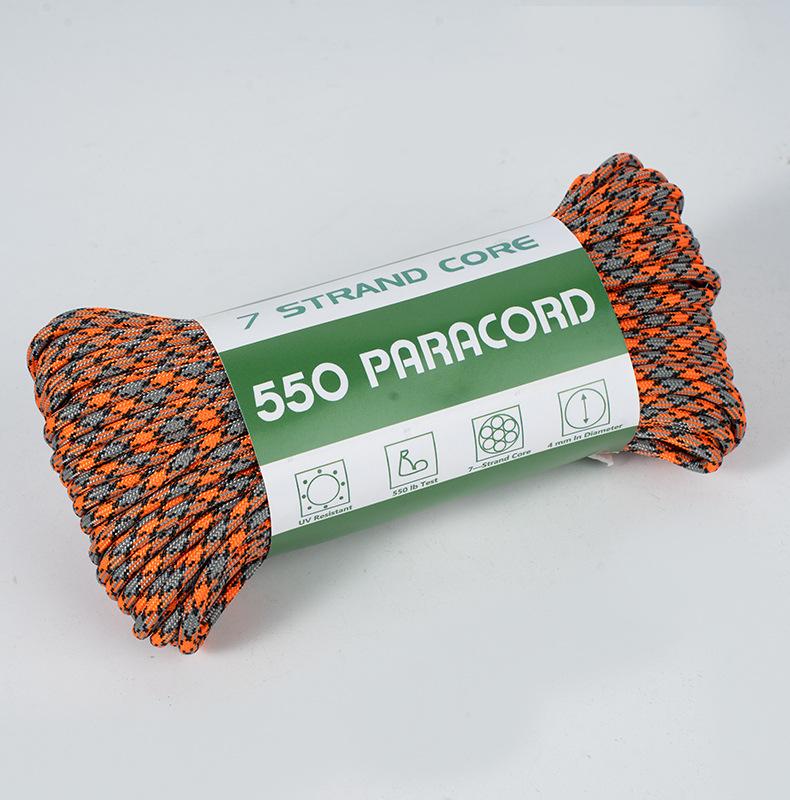 4mm 7 Strand Core 550 Polyester DIY Handmade Woven Bracelet Cord Jewelry Raw Material Keychain Phone Pendant Findings Nylon Rope