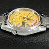 VINTAGE REFURBISHED SEIKO 5 AUTOMATIC JAPAN MENS YELLOW DIAL WATCH a446146-1