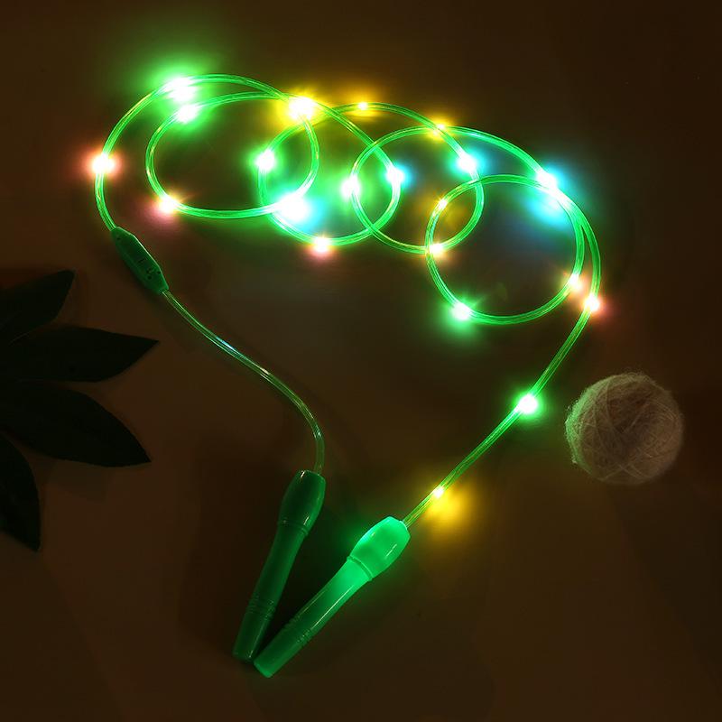 Corda da Salto LED per Bambini con Luci Lampeggianti Sette Colori - Nuovo Giocattolo Notturno