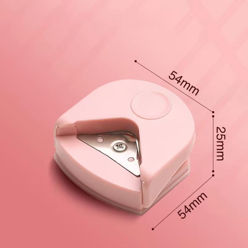 

1 шт. Мини-портативный ручной углорез скругление углов обрезчик бумаги для пластиковой ПВХ пленки Фото бытовой резак для бумаги розовый