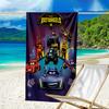 Ultra-Soft Beach Towel with Batwheels Theme,Ideal for Pool - Camping, Diving - Perfect Travel Essential, Vibrant Beach Towel.