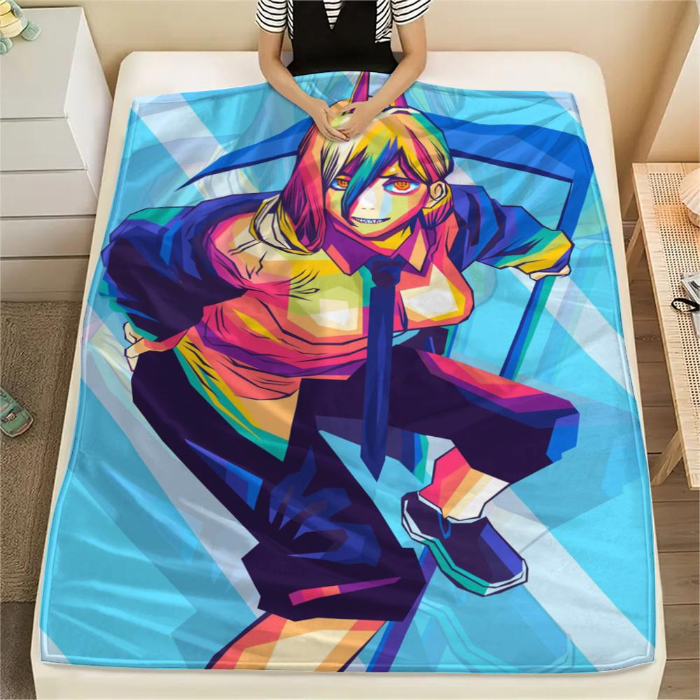 1Pc Cartoon Print Flannel Blanket, High Quality Comfortable for All Seasons, Home Decor, Warmth and Comfort, Perfect for Christmas Birthday Gift
