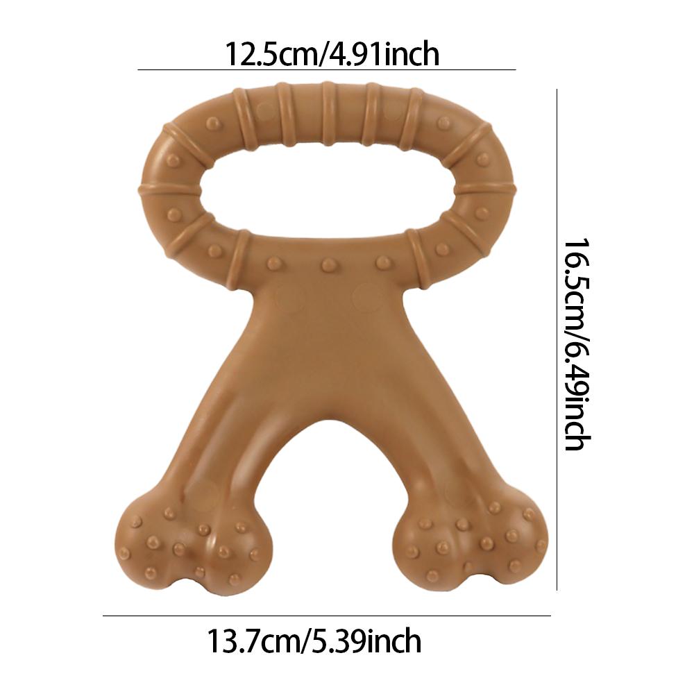 Dog Interactive Toy, Pet Chew Bite-Proof Realistic Toy, Dog Bone Teething Toy, 1PC