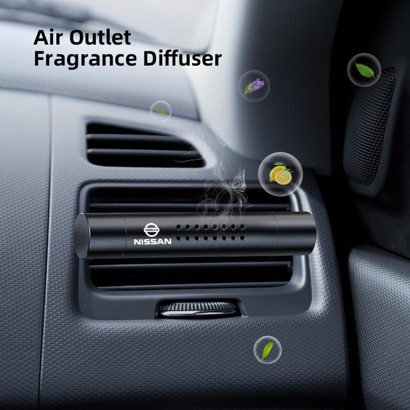 ACB2 Car Air Freshener Ventilation Clip Auto Interior Perfume For Nissan Sylphy N7 Teana Qashqai Note J10 J11 Navara Juke Patrol Leaf