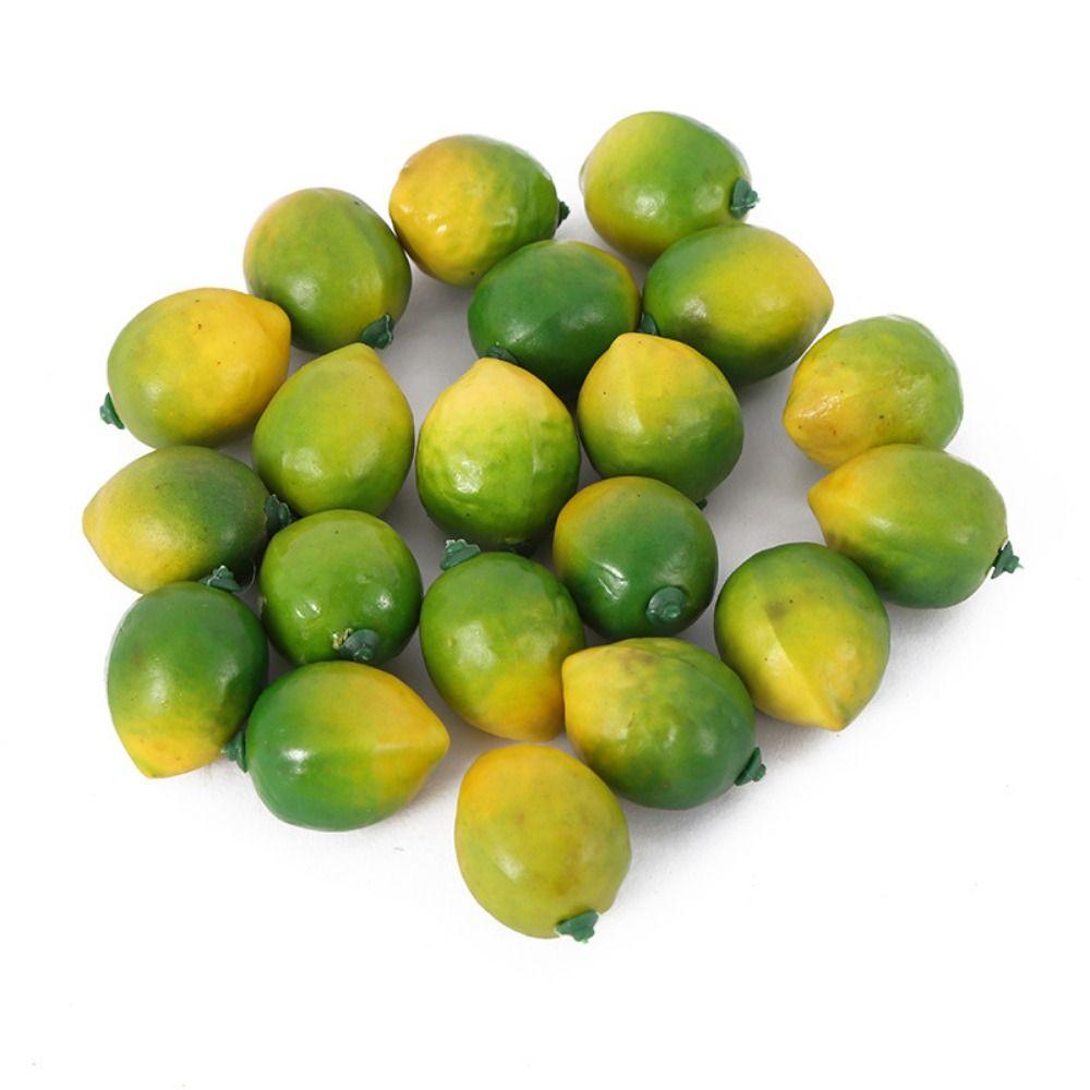 20PCS Multicolor Simulation Fruits Vegetables Fake Cherry Lemon Patoto  Party Wedding Supplies