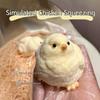 1Pc Silicone Hen Chicks Adult Kids Birthday Gift Toy Handmade Squishy Plush Simulation Yellow Chicken Squeezing Pinching Toys