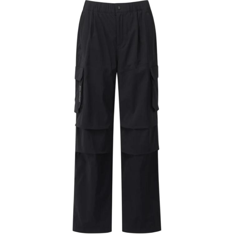 Salomon Solid Color Multi-Pocket Straight Leg Work Pants Women pants LC3009500