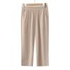 Elderly Women's High-Waist Summer Casual Pants
