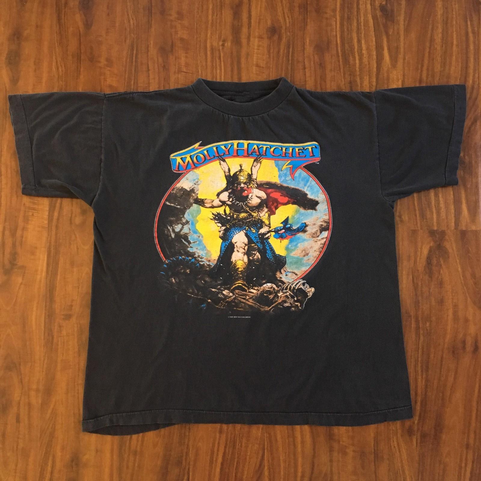Hot Molly Hatchet Gift For Fans Black S-5XL Shirt LW318 S